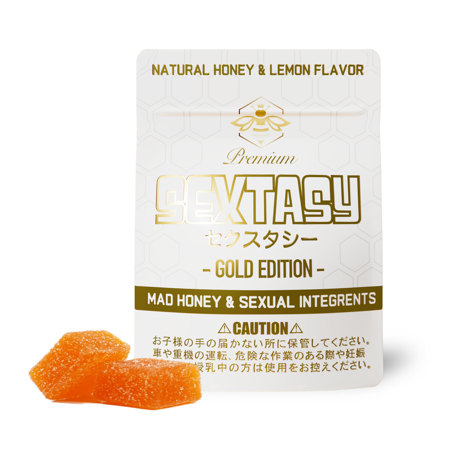 SEXTASY セクスタシー  グミ GOLD EDITION ゴールドエディション ゴールド セクスタシーグミ 媚薬グミ 媚薬 男性用 女性用 男女兼用 マカ トッカンアリ 亜鉛 ビタミンB群